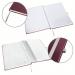 Leitz Style Notebook A4 ruled with hardcover 80 sheets. Garnet Red - Outer carton of 5 44751028