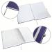 Leitz Style Notebook A4 ruled with hardcover 80 sheets. Titan Blue - Outer carton of 5 44751069