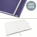 Leitz Style Notebook A4 ruled with hardcover 80 sheets. Titan Blue - Outer carton of 5 44751069