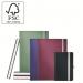 Leitz Style Notebook A4 ruled with hardcover 80 sheets. Satin Black - Outer carton of 5 44751094