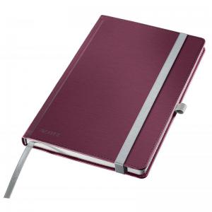 Leitz Style Notebook A5 ruled with hardcover 80 sheets.Garnet Red -