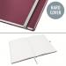 Leitz Style Notebook A5 ruled with hardcover 80 sheets.Garnet Red - Outer carton of 5 44851028