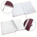 Leitz Style Notebook A5 ruled with hardcover 80 sheets.Garnet Red - Outer carton of 5 44851028