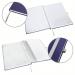 Leitz Style Notebook A5 ruled with hardcover 80 sheets. Titan Blue - Outer carton of 5 44851069
