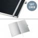 Leitz Style Notebook A5 ruled with softcover 80 sheets. Satin Black - Outer carton of 5 44871094