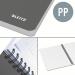 Leitz Notebook Office PP A4 Ruled Grey - Outer Carton of 5 44961085