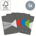 Leitz Notebook Office PP A4 Ruled Assorted - Outer Carton of 5 44961099