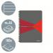Leitz Notebook Office PP A5 Ruled Red - Outer Carton of 5 44991025
