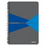 Leitz Notebook Office PP A5 Ruled Blue - Outer Carton of 5 44991035