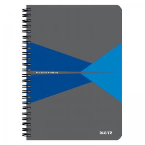 Leitz Notebook Office PP A5 Ruled Blue - Outer Carton of 5 44991035