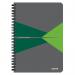 Leitz Notebook Office PP A5 Ruled Green- Outer Carton of 5 44991055