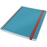 Leitz Cosy Notebook Soft Touch Ruled, Wirebound Calm Blue 45270061