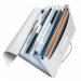 Leitz WOW Expanding File Organizer. Polypropylene. 6 index compartments. A4. White. - Outer carton of 5 45890001