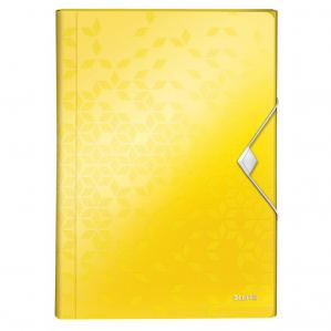 Leitz WOW Expanding File Organizer. Polypropylene. 6 index
