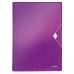 Leitz WOW Project File A4 Polypropylene 250 Sheet Capacity Purple - Outer carton of 5 45890062