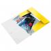 Leitz WOW 3-Flap Folder. Polypropylene. 150 sheet capacity. A4. Yellow. - Outer carton of 10 45990016