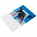 Leitz WOW 3 Flap Folder A4 Polypropylene 150 Sheet Capacity Blue Metallic - Outer carton of 10 45990036