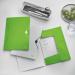 Leitz WOW 3-Flap Folder. Polypropylene. 150 sheet capacity. A4. Green. - Outer carton of 10 45990054