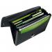 Leitz Recycle Expanding Concertina File A4, 5 compartments, Black - Outer carton of 5 46240095