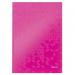 Leitz WOW Notebook A4 ruled with hardcover 80 sheets. Pink. - Outer carton of 6 46251023