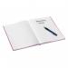 Leitz WOW Notebook A4 ruled with hardcover 80 sheets. Pink. - Outer carton of 6 46251023