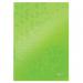 Leitz WOW Notebook A4 ruled with hardcover 80 sheets. Green - Outer carton of 6 46251054