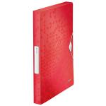 Leitz WOW A4 Red 30mm Box File - Outer Carton of 5 46290026
