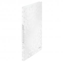 Leitz WOW Display Book Polypropylene. 20 pockets. 40 sheet capacity. A4. White 46310001