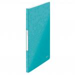 Leitz WOW Display Book Polypropylene. 20 pockets. 40 sheet capacity. A4. Ice Blue - Outer carton of 10 46310051