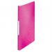 Leitz WOW Display Book Polypropylene. 40 pockets. 80 sheet capacity. A4. Pink - Outer carton of 10 46320023