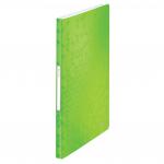 Leitz WOW Display Book Polypropylene. 40 pockets. 80 sheet capacity. A4. Green 46320054