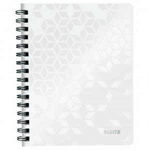 Leitz WOW Notebook A5 ruled, wirebound with Polypropylene cover. 80