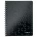 Leitz WOW Notebook A5 ruled, wirebound with Polypropylene cover. 80 sheets. Black - Outer carton of 6 46390095