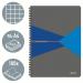 Leitz Office Notebook A4 squared, wirebound with cardboard cover - Outer carton of 5 46471035