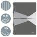Leitz Office Notebook A4 squared, wirebound with cardboard cover - Outer carton of 5 46471085