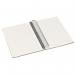 Leitz Office Notebook A4 ruled, wirebound with cardboard cover 90 sheets. Grey - Outer carton of 5 46480085