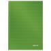 Leitz Solid Notebook A5 ruled with hardcover with 80 sheets , Casebound, Light Green - Outer carton of 6 46670050