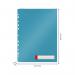 Leitz Cosy Privacy High Capacity Pocket File A4, Calm Blue - Outer carton of 12 46680061