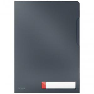 Leitz Cosy Privacy Folder A4, Velvet Grey - Outer carton of 12