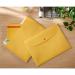 Leitz Cosy Privacy Document Wallet with 2 Pockets A4, Warm Yellow - Outer carton of 12 47090019