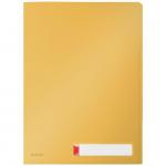 Leitz Cosy Privacy Tab Folder A4, 3 tabs, Warm Yellow - Outer carton of 12 47160019