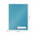 Leitz Cosy Privacy Tab Folder A4, 3 tabs, Calm Blue - Outer carton of 12 47160061