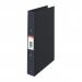 Esselte Standard Ring Binder A4, Polypropylene, 25 mm, 2 Round Ring mechanism, Black - Outer carton of 10 50004