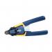 The photo features a pair of sleek and sturdy ACCO Brands Tools Rapid RP100 MULTI Power reduction Riveting pliers. The grips are ergonomically designed for a comfortable and secure hold, while the body of the pliers boasts a high-quality, industrial-grade construction. The metal jaws are precision-engineered to deliver powerful and efficient riveting with every squeeze. In the background, there is a variety of rivets and hardware scattered on a workbench, suggesting the versatility of these pliers for any riveting task.