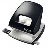 Leitz NeXXt Style Metal Office Hole Punch - Satin Black 50060094