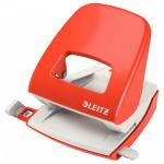 Leitz NeXXt Series Metal Office Hole Punch Light Red 50080020