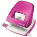 Leitz NeXXt WOW Metal Office Hole Punch - Metallic Pink 50081023