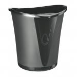 Leitz Allura Waste Bin 18 litre capacity. Black 52040095