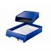 Leitz Plus Letter Tray Drawer Unit A4 - Blue - Outer carton of 4 52100035