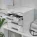 Leitz WOW CUBE Drawer Cabinet, 4 drawers (2 big and 2 small). A4 Maxi. White 52132001